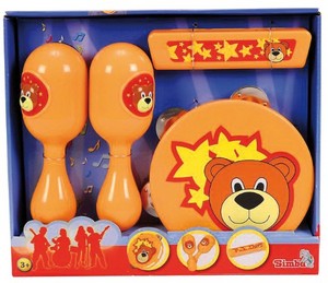 Simba Музыкальный набор (бубен, маракас и гармошка)