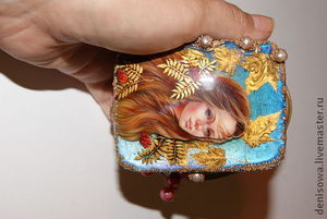 шкатулка "Рябинка".