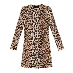 Cheetah Faux Fur Coat