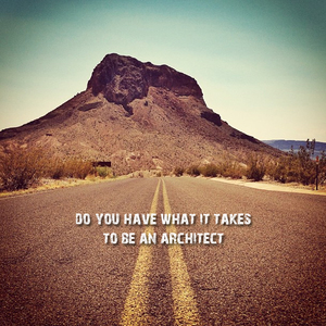 what it takes to be an architect