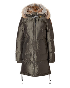 PARAJUMPERS Long Bear Down Coat in Olive