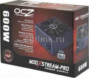 Блок питания OCZ ModXStream Pro OCZ600MXSP-EU, 600Вт, 135мм, черный, retail