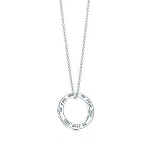 Tiffany & Co circle charm and chain