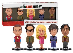 Funko Big Bang Theory: Mini Wacky Wobbler Set, 5 Pieces