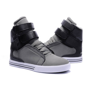 Supra TK Society Grey Black Skateboard Shoes