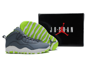 2012 Jordan 10 - Grey/Green Nike Mens Size New Shoes