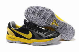 Nike Kobe Black Mamba 24 Shoes Black - Yellow for Mens