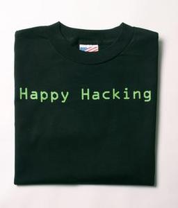 "Happy Hacking" T-shirt