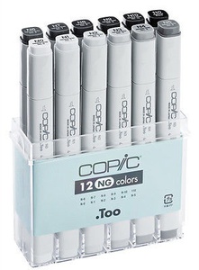 Neutral Grey Copic Markers