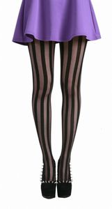 Vertical Stripe Tights