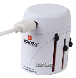 Адаптер Skross World Adapter classic USB