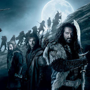 The Hobbit: An Unexpected Journey Panoramic Poster -- Thorin Oakenshield and the Dwarves