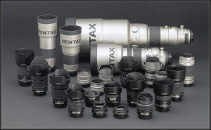 любые объективы (даже дефектные) стандартов Pentax K, M42, Sony Minolta AF, Minollta MD Rokkor