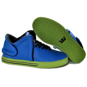 Nike Supra Shoes Falcon Royal BLue Green