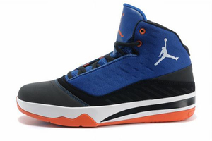 Men Size Michale Jordan Sneaker with Game Royal and "Team Orange - Black/White color