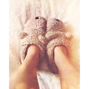 fluffy slippers