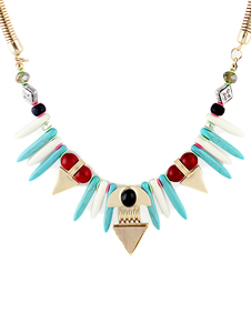 Колье Gold Bead Geometric Necklace