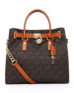 Сумка MICHAEL Michael Kors Hamilton Large MK Logo Tote Bag