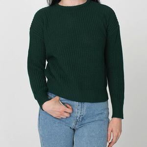 unisex fisherman's pullover in dark sage