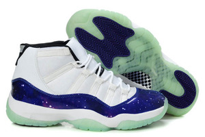 Nike Jordan 11 Concord GalaxyWhite Glow in The Dark Mens