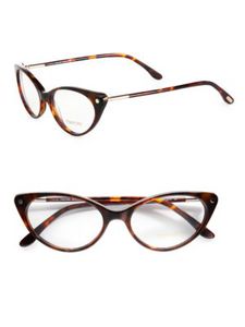 Tom Ford Modern Cat's-Eye Plastic Eyeglasses