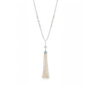 Tiffany Pearl Tassel Necklace