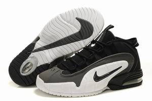 white and black nike air penny 1 shoes