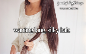 long silky hair