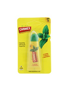 Бальзам для губ с мятным вкусом Carmex SPF 15