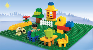 Lego Duplo 2304 Строительная пластина (38х38)