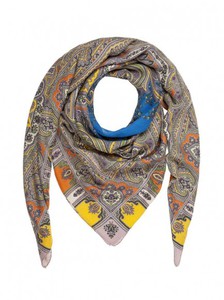 foulard carre en cashemere ou lain