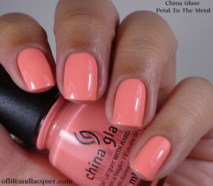 China Glaze Petal To The Metal (Peonies & Park Ave)