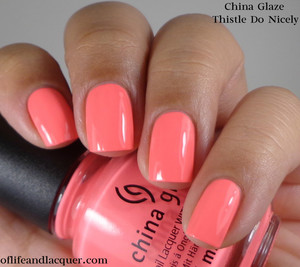 China Glaze Thistle Do Nicely (Peonies & Park Ave)