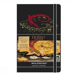 Записная книжка "Hobbit-2" (нелинованная), Moleskine, Large, черный