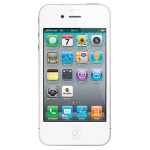 Смартфон Apple iPhone 4 8Gb White (MD198RU/A)