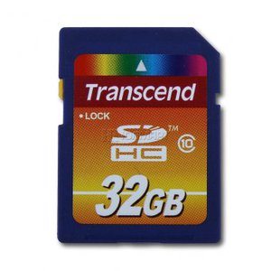 карта памяти SDHC 32Gb Class 10 Transcend