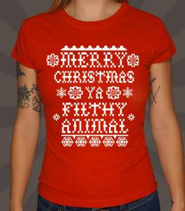 Merry Christmas Filthy Animal T-Shirt