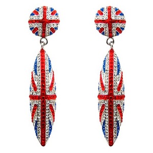 Butler & Wilson - Union Jack Earrings