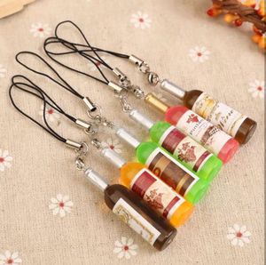 Wine Bottles Pattern Phone Strap Phone Accessory