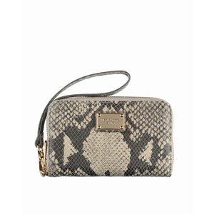 Natural python-embossed Michael Kors Exclusive iPhone 4S and 4 Zip Wallet