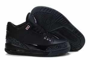 all black women jordan 3 nike shoes