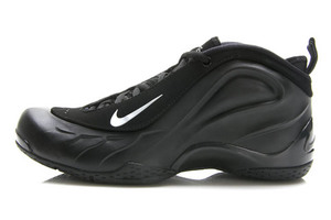 nike air flightposite v(5) white and black women basketball shoes