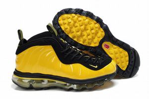 yellow and black womens foamposite max 2009