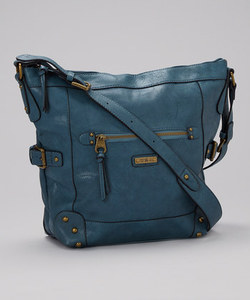 David Jones Peacock Blue Crossbody Bag