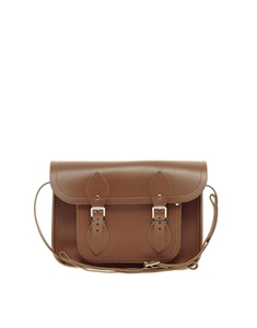 Кожаный светло-коричневый портфель 11" Cambridge Satchel Company