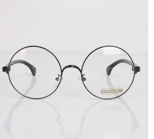 vintage clear leans round glasses