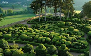 Изумрудные сады Marqueyssac в г. Vézac, Франция