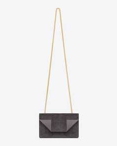Saint Laurent Classic Small Betty Bag In Earth Suede And Leather