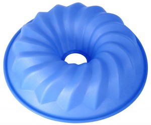 Силиконовая форма для выпечки (круглая для кекса с дыркой посередине)