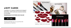 Sephora gift card